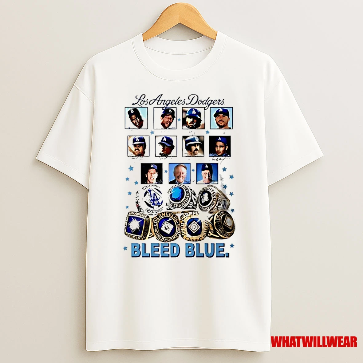 Los Angeles Dodgers Bleed Blue Rings Shirts