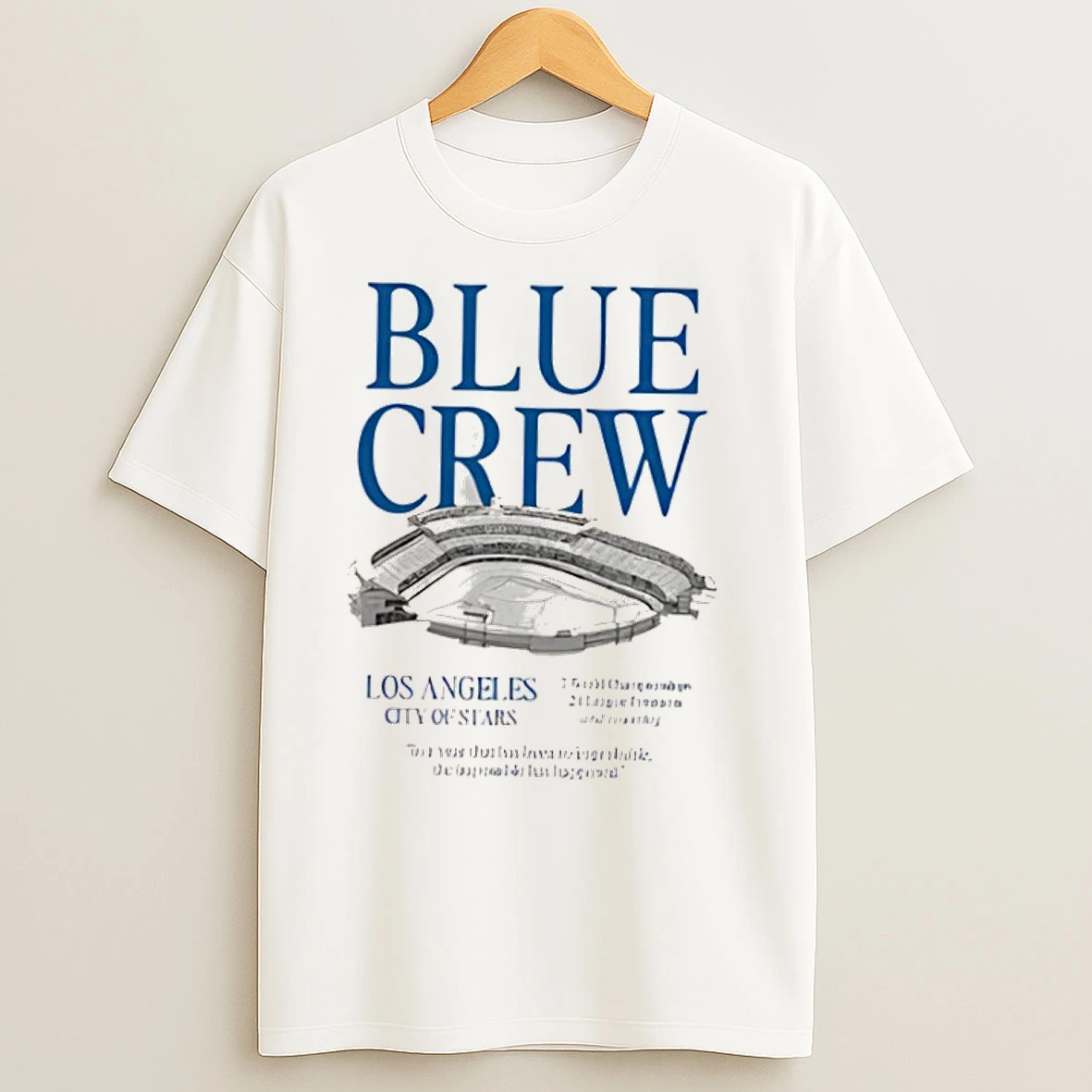 Los Angeles Dodgers Blue Crew T Shirts