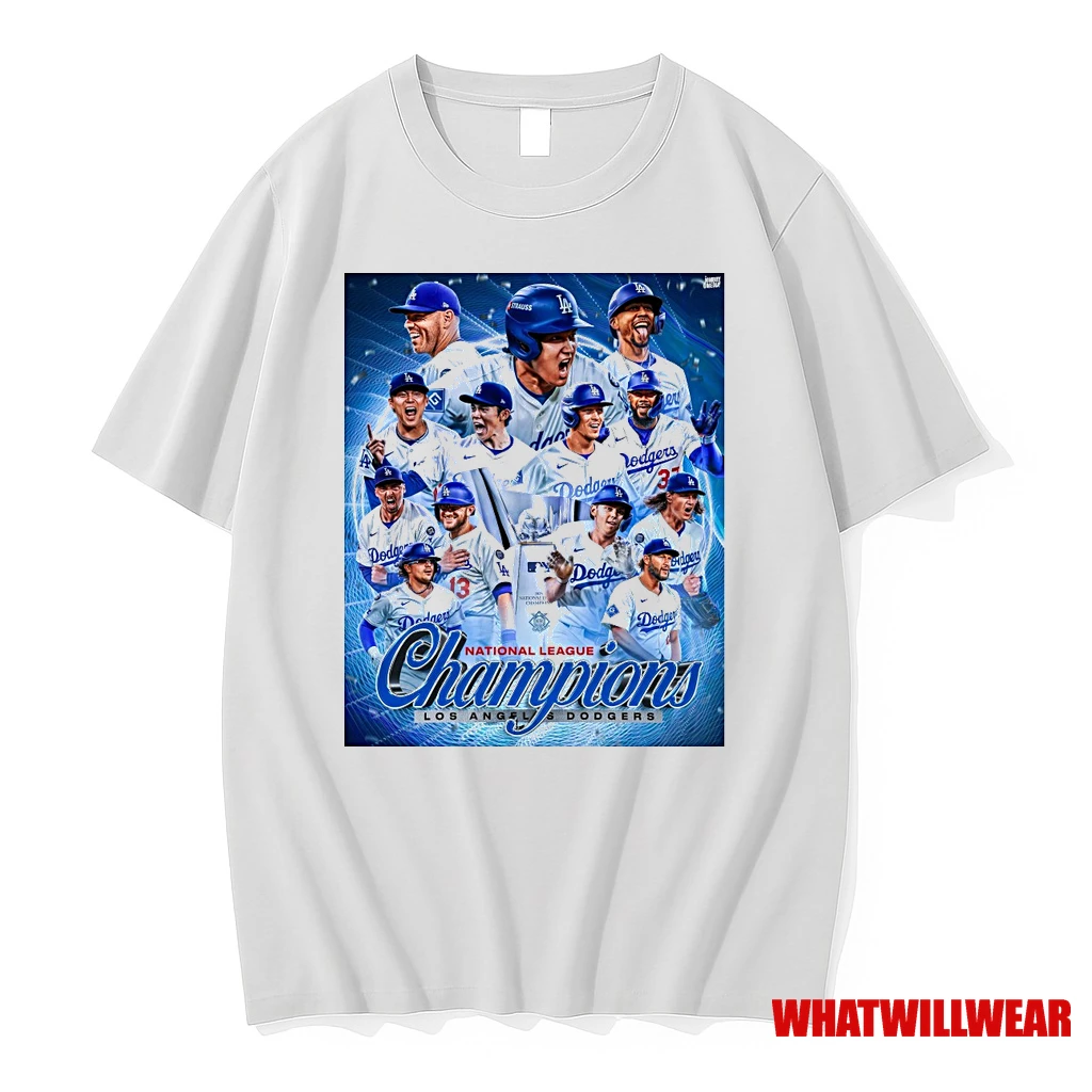 Los Angeles Dodgers Mlb 2025 National League Champions Shirts