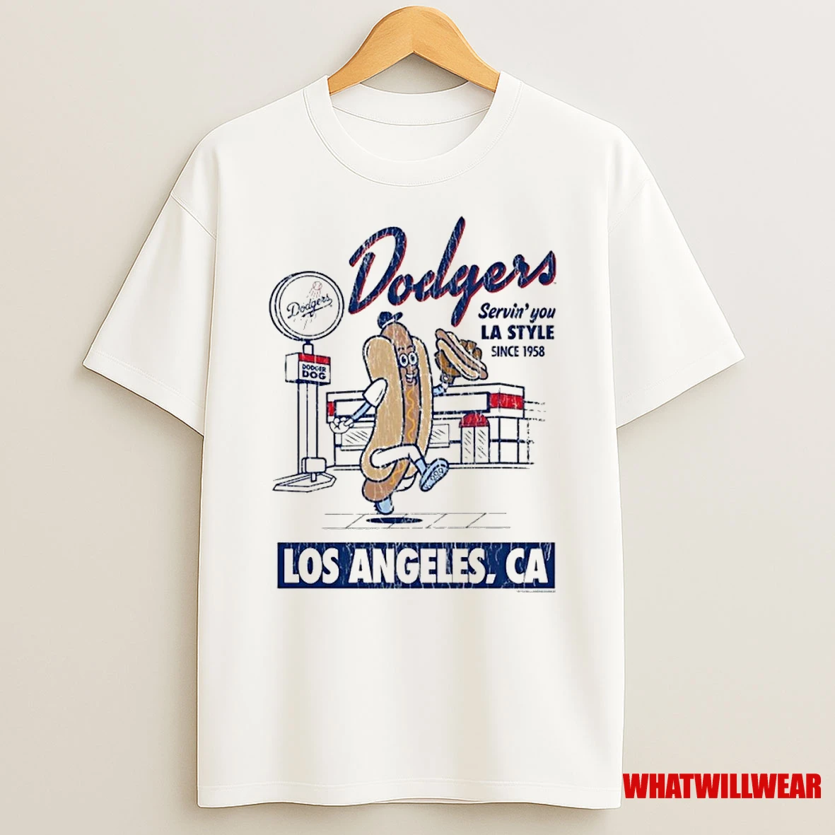 Los Angeles Dodgers Mitchell Ness Deli Shirts