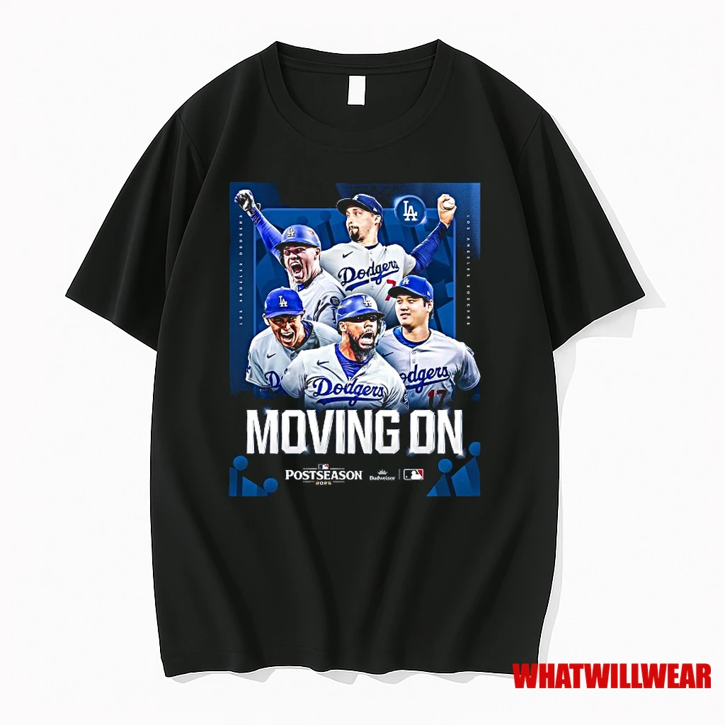Los Angeles Dodgers Moving On Nlcs 2025 National League Division Series Mlb Champions Shirts