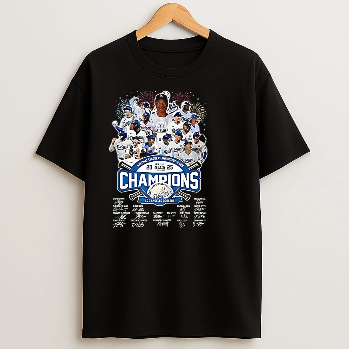 Los Angeles Dodgers National League Championship Series 2025 Nlcs Champions Signature T Shirts