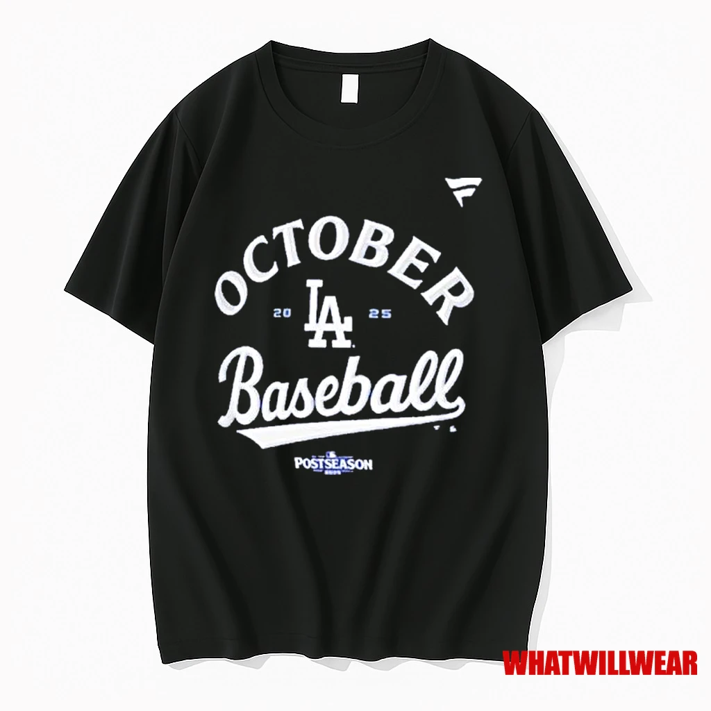 Los Angeles Dodgers October Baseball Nl Wild Card Winner Shirts