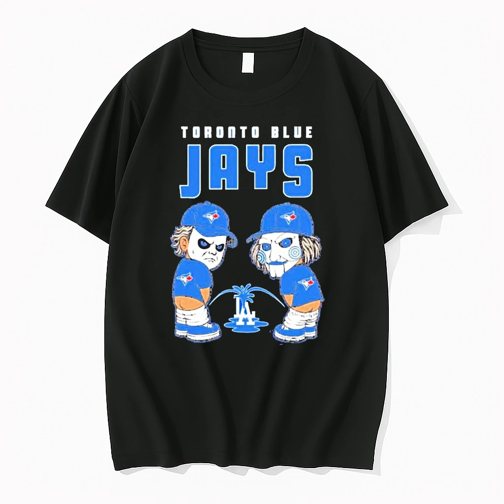 Los Angeles Dodgers Peeing Toronto Blue Jays Mlb World Series 2025 Shirts