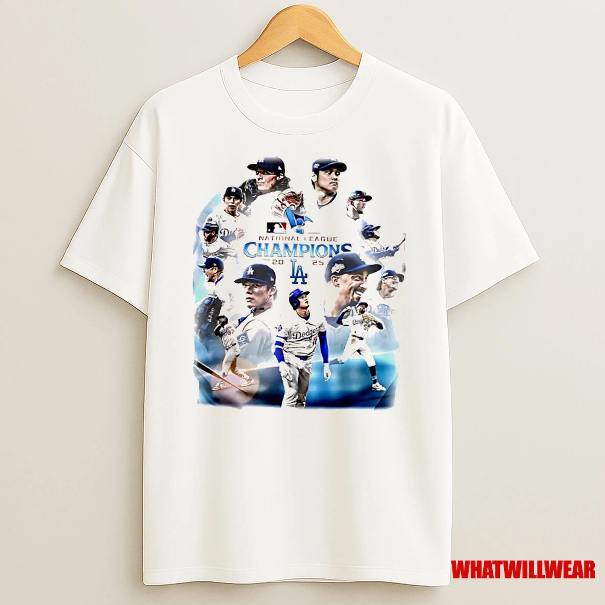 Los Angeles Dodgers Players Featured 2025 National League Champions Shirts