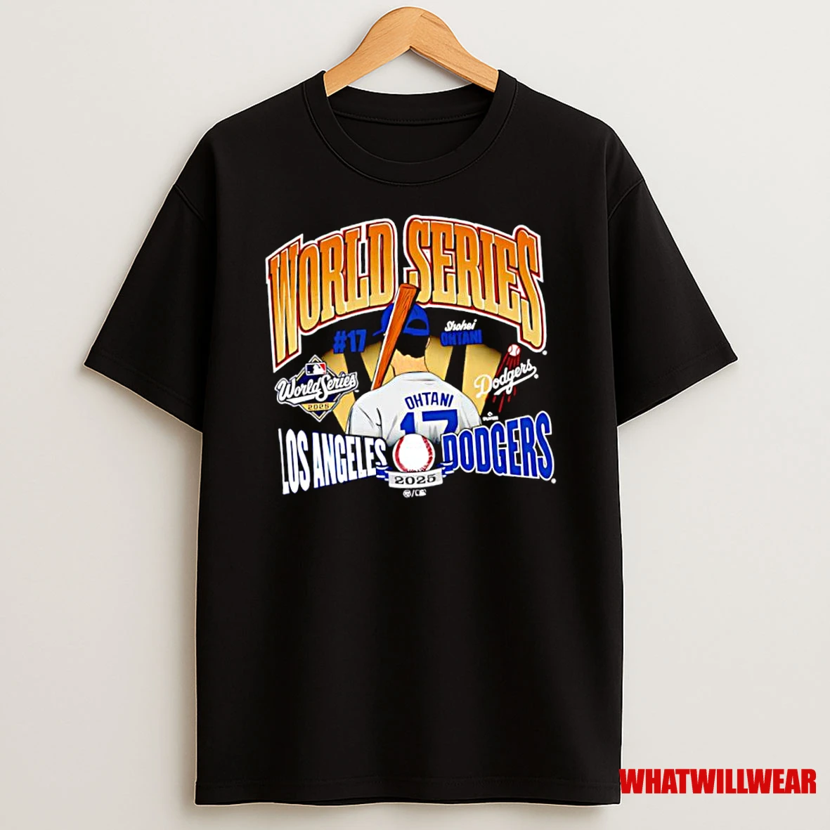 Los Angeles Dodgers Shohei Ohtani 47 2025 World Series Showdown Player Shirts