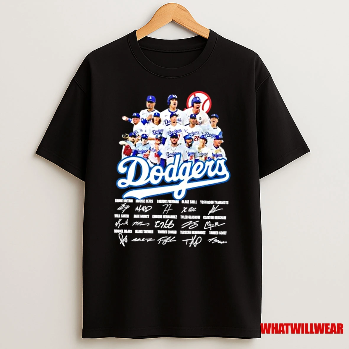 Los Angeles Dodgers Shohei Ohtani And All Players Signatures Shirts