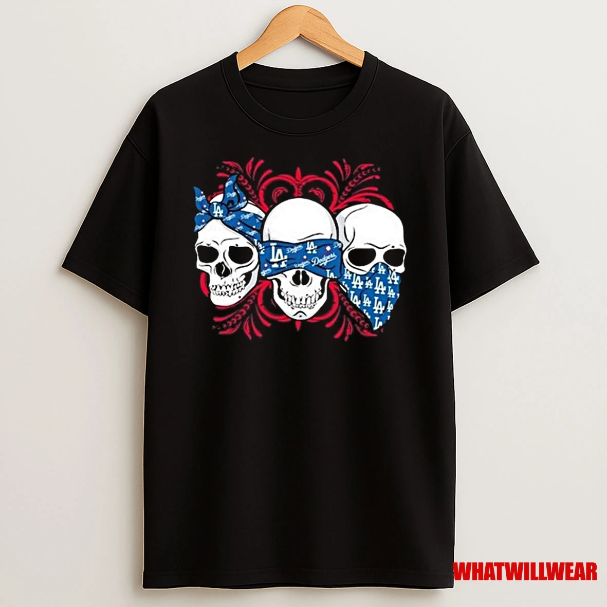 Los Angeles Dodgers Skull Mask 2025 Shirts