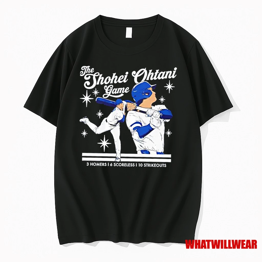 Los Angeles Dodgers The Shohei Ohtani Game 3 Homers 6 Scoreless 10 Strikeouts Shirts