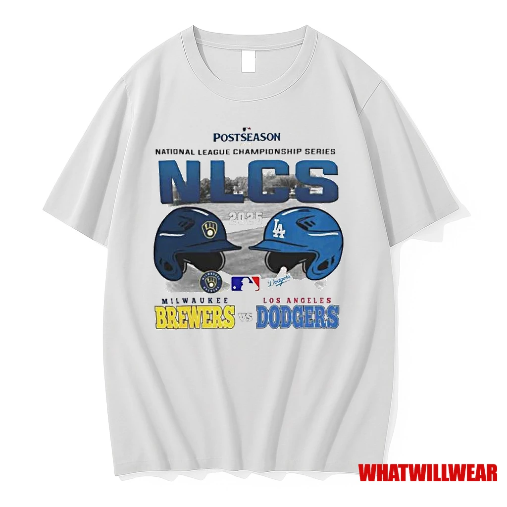 Los Angeles Dodgers Vs Milwaukee Brewers 2025 Postseason Nlcs Matchup Ornaments Shirts
