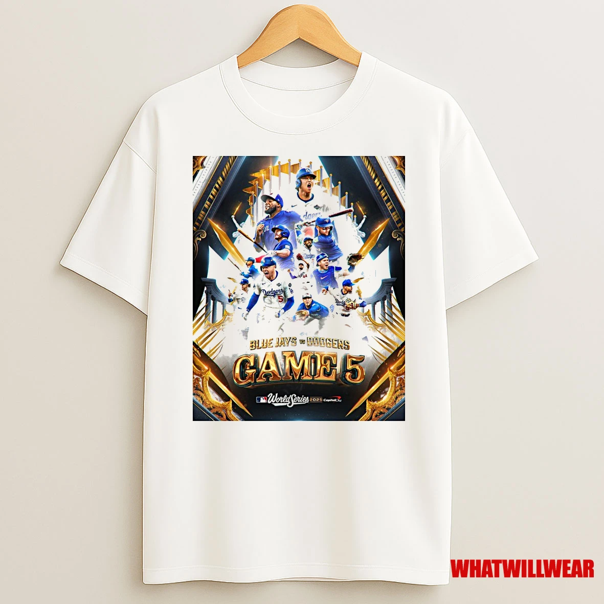 Los Angeles Dodgers Vs Toronto Blue Jays Mlb World Series 2025 Game 5 Capital One Shirts