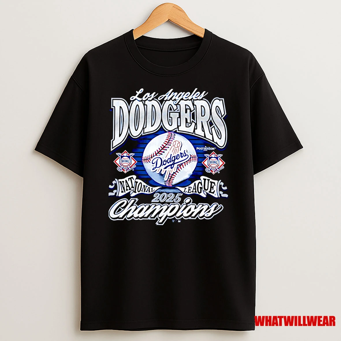 Los Angeles Dodgers Baseball 2025 National League Champions Vintage Shirts
