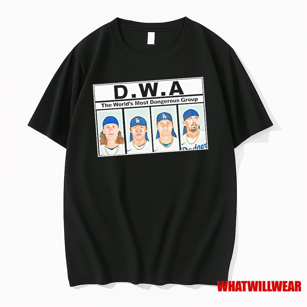 Los Angeles Dodgers Players Dwa The Worlds Most Dangerous Group Shirts