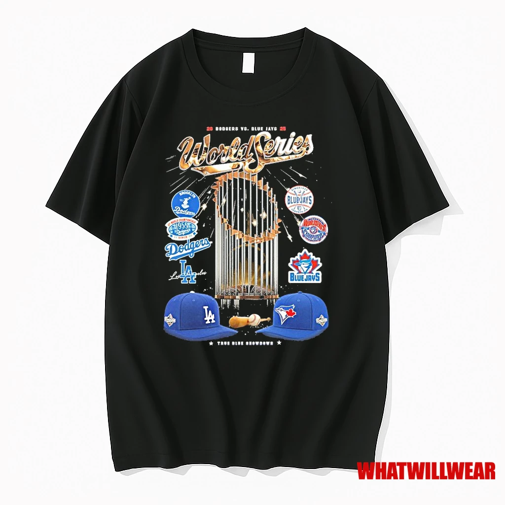 Los Angeles Dodgers Vs Toronto Blue Jays 2025 World Series True Blue Showdown Shirts