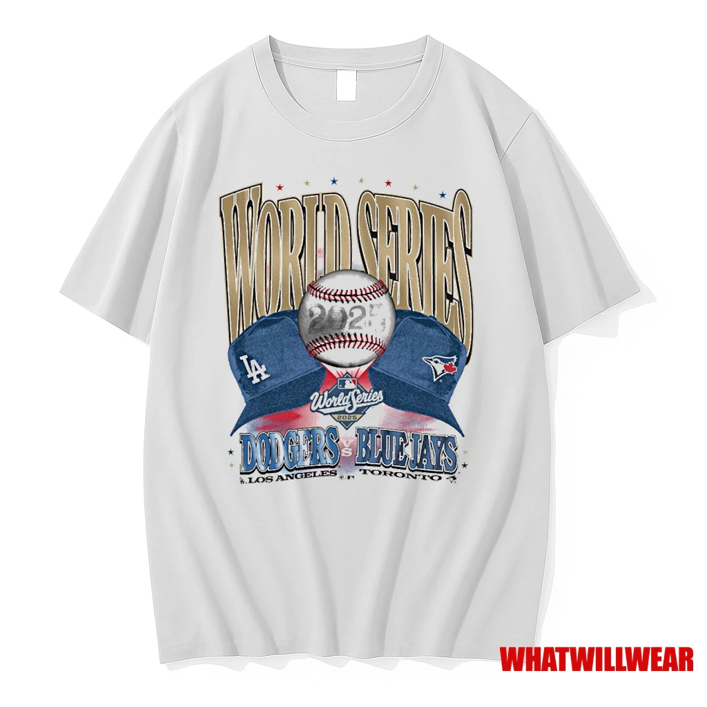 Los Angeles Dodgers Vs Toronto Blue Jays Ws Mlb World Series Dueling Caps Shirts