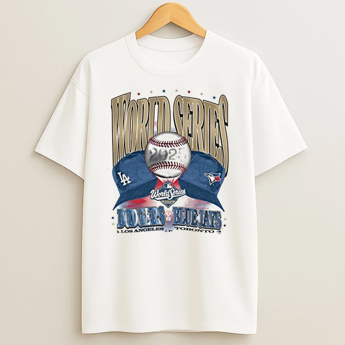 Los Angeles Dodgers Vs Toronto Blue Jays Ws Participant Dueling Caps T Shirts