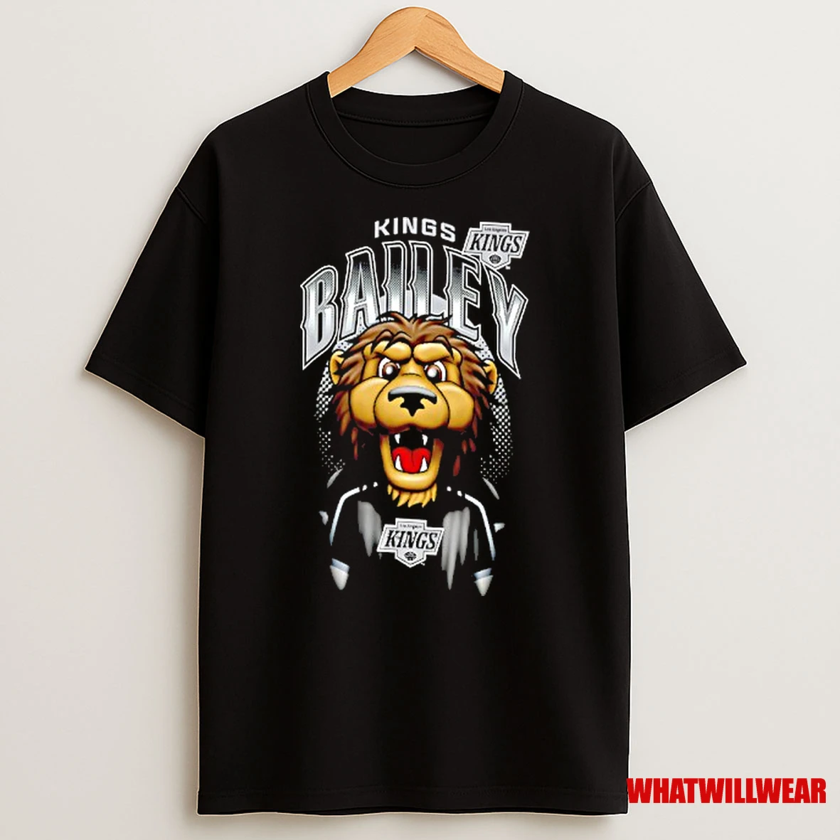 Los Angeles Kings Hockey Bailey Mascot Highlight Shirts