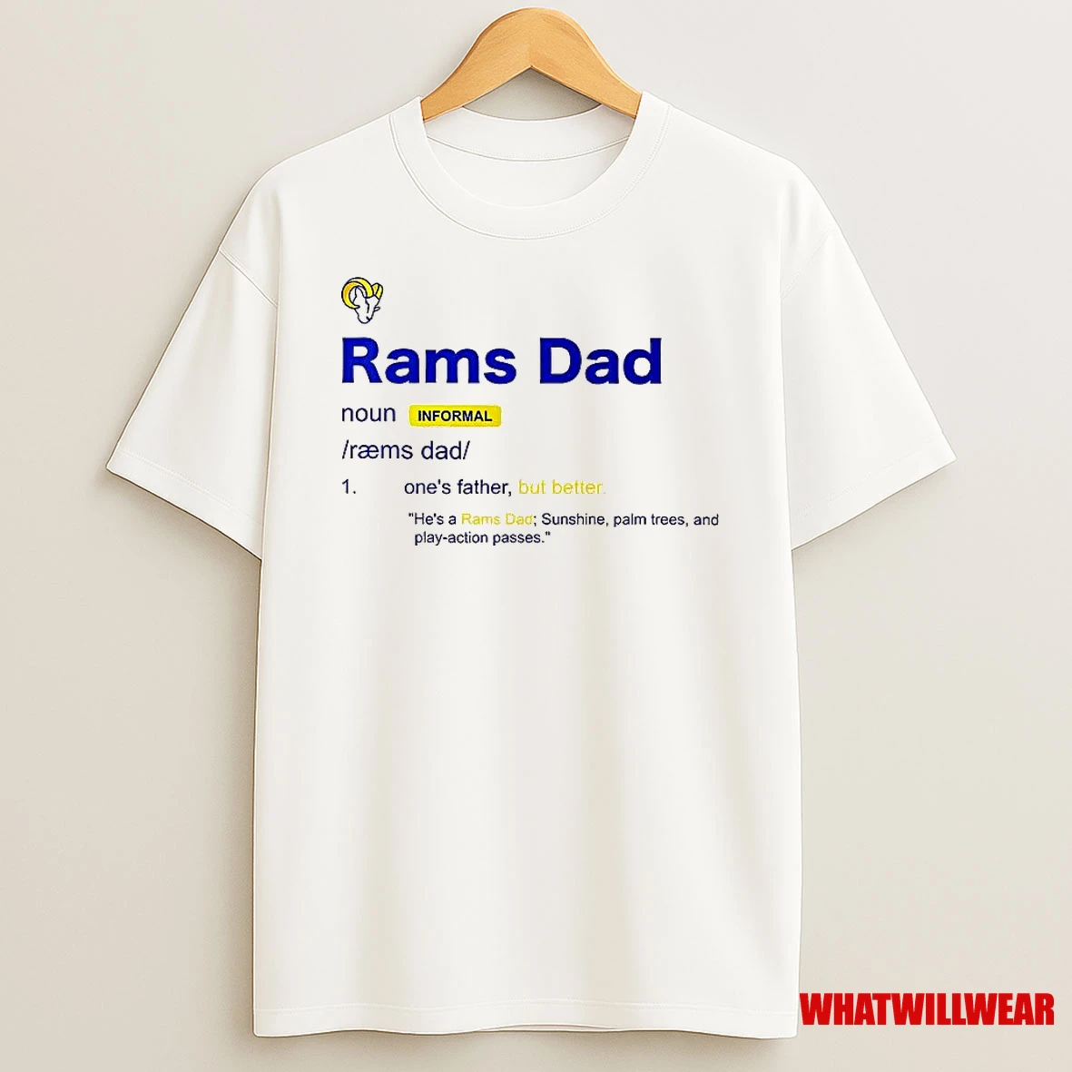 Los Angeles Rams Dad Definition Shirts