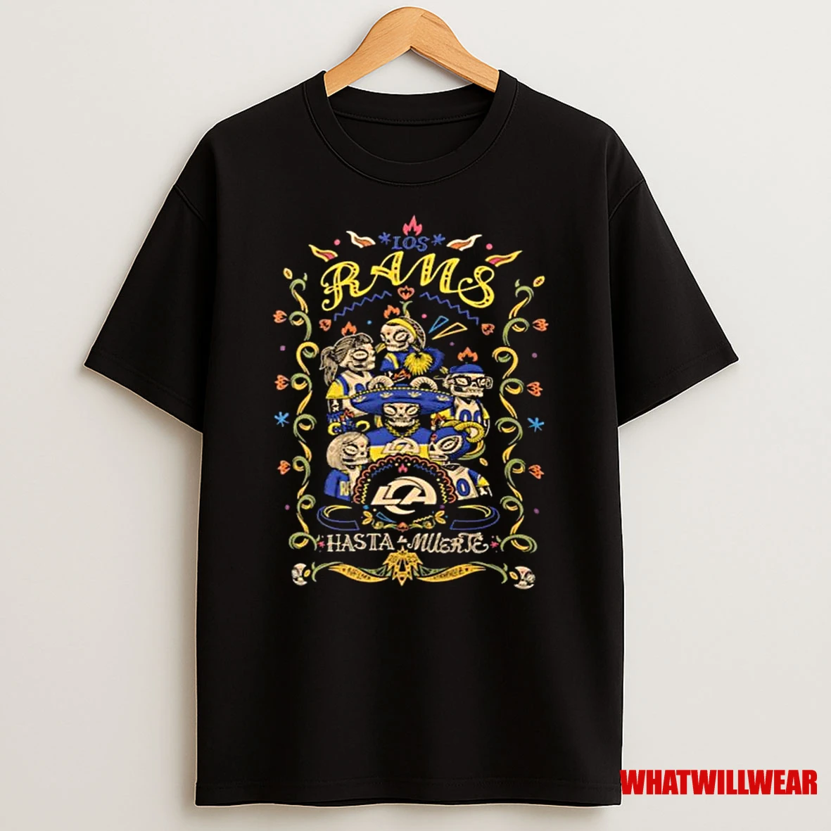 Los Angeles Rams Hasta La Muerte Graphic Shirts