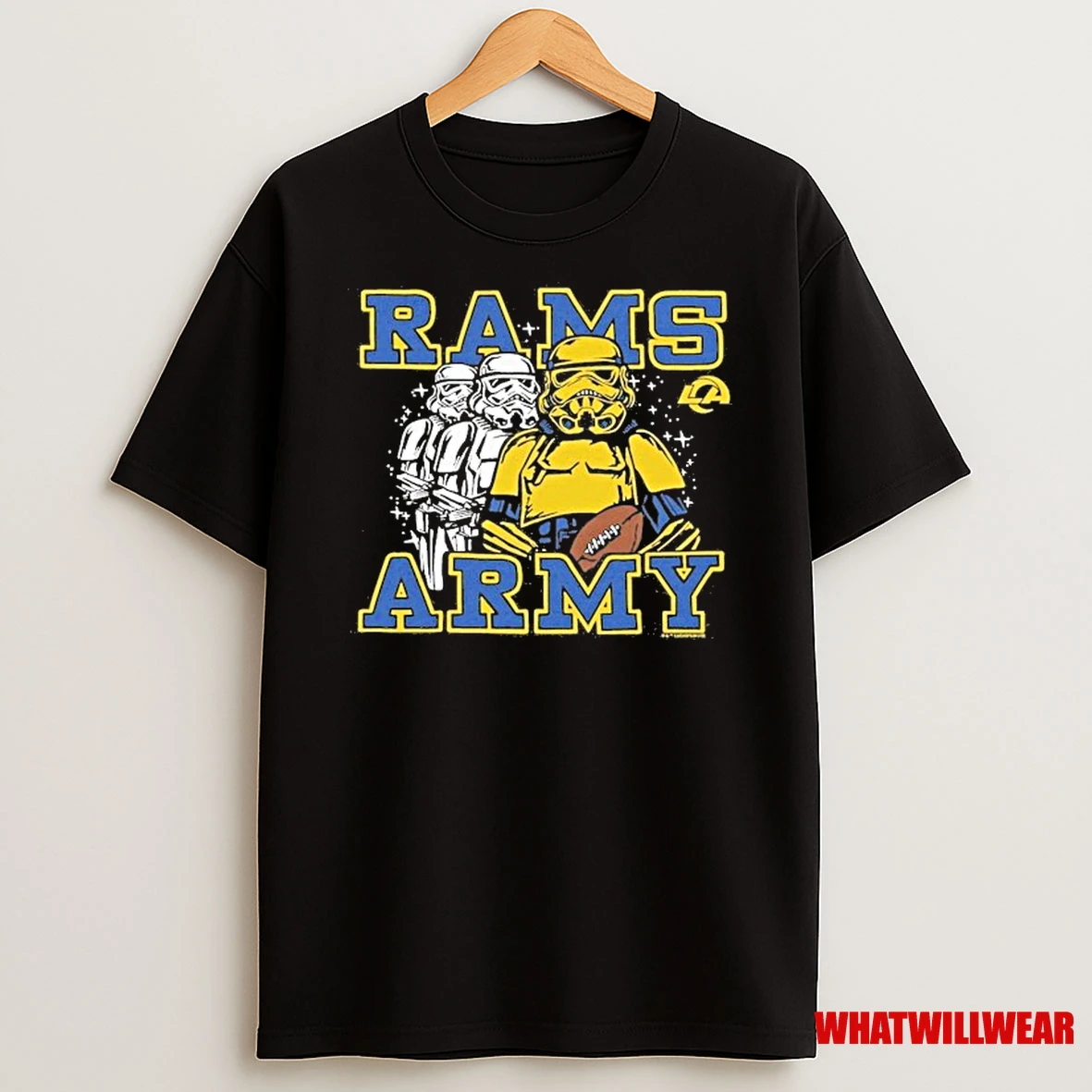 Los Angeles Rams Star Wars X Nfl Tri Blend Shirts