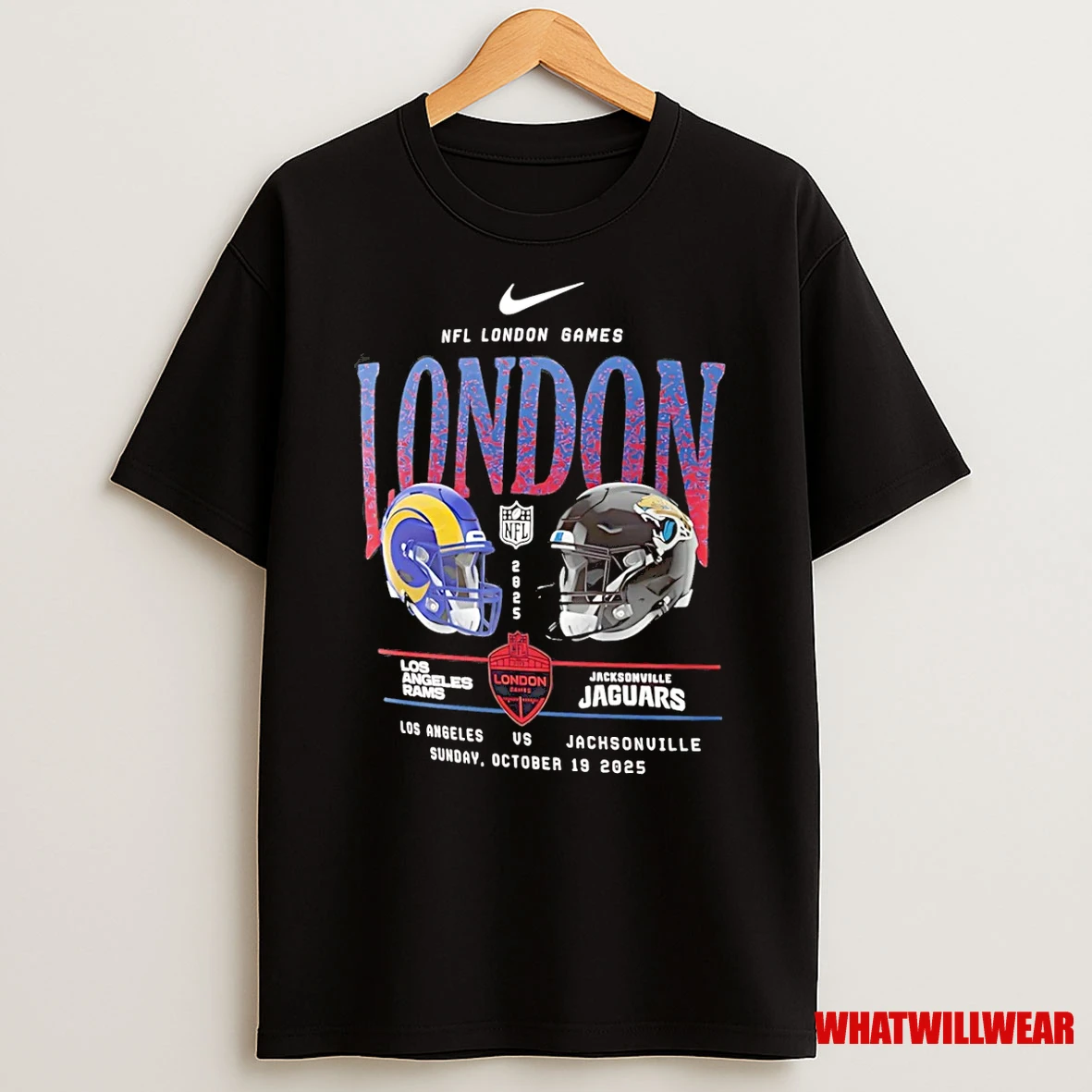 Los Angeles Rams Vs Jacksonville Jaguars International Games Madrid 2025 Helmets Shirts