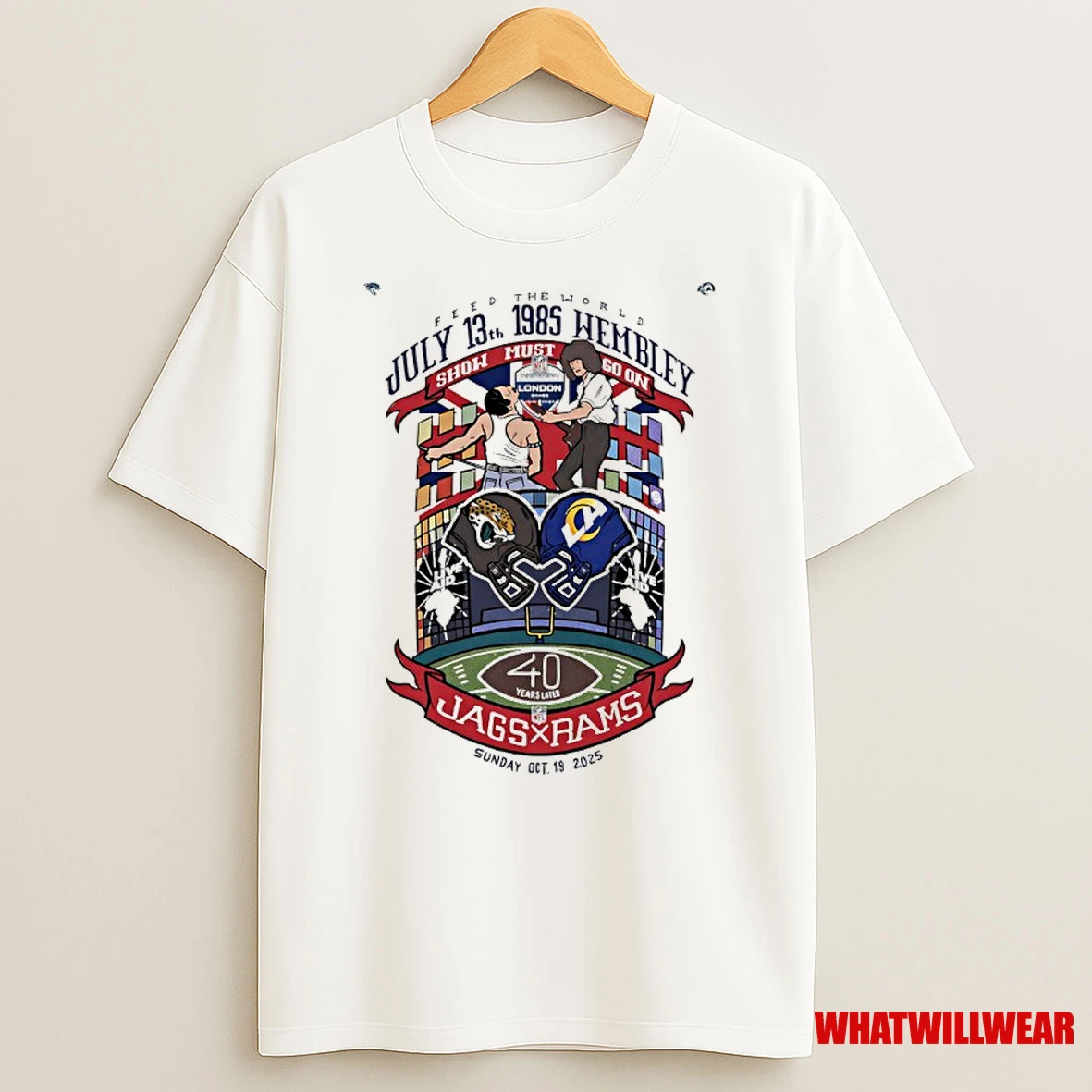 Los Angeles Rams Vs Jacksonville Jaguars London Game 2025 Shirts