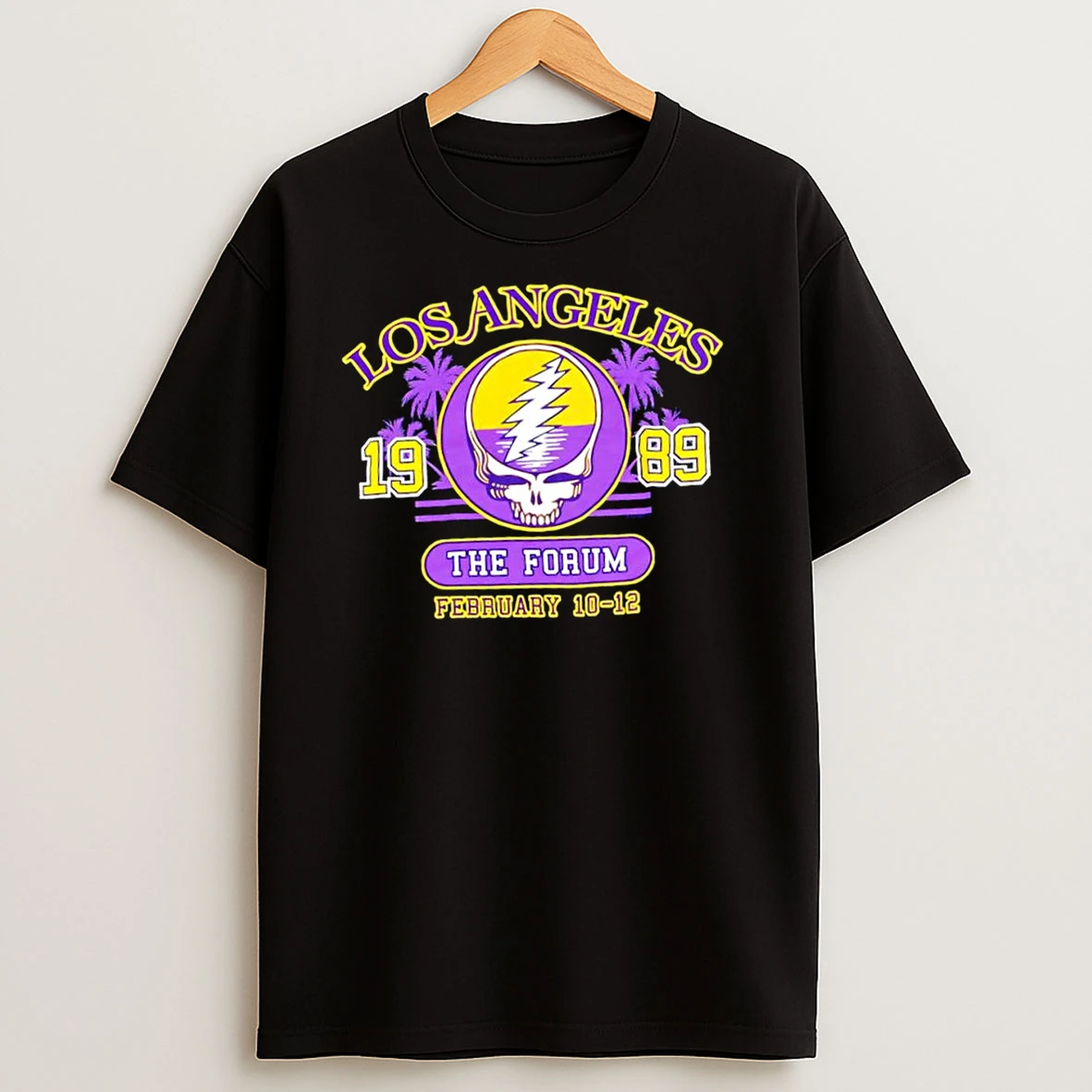 Los Angeles X Grateful Dead 1989 The Forum February 10 12 Logo T Shirts