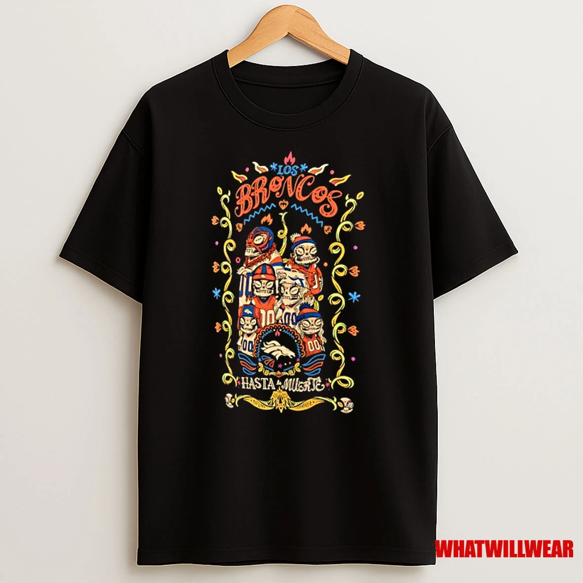 Los Denver Broncos Hasta La Muerte 2025 Vintage Shirts