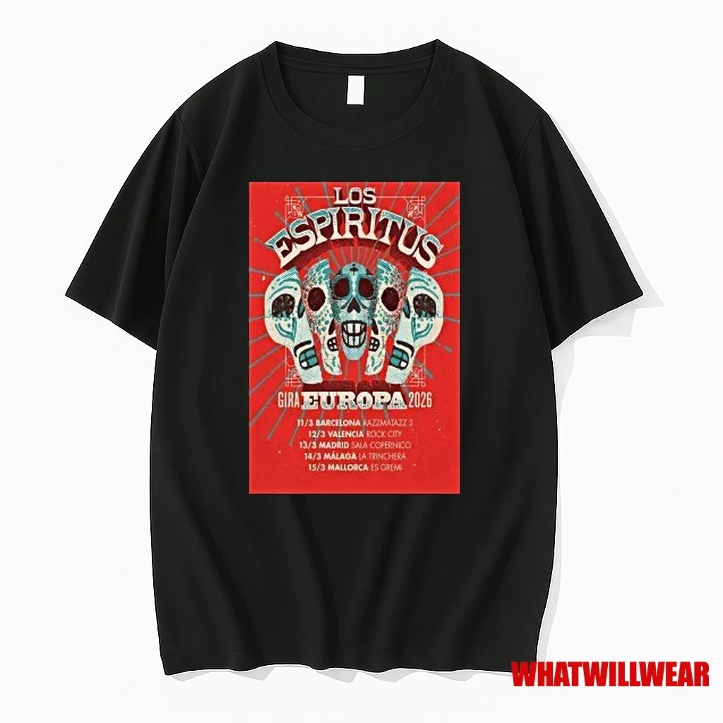 Los Espiritus Gira Europa Tour 2026 Shirts