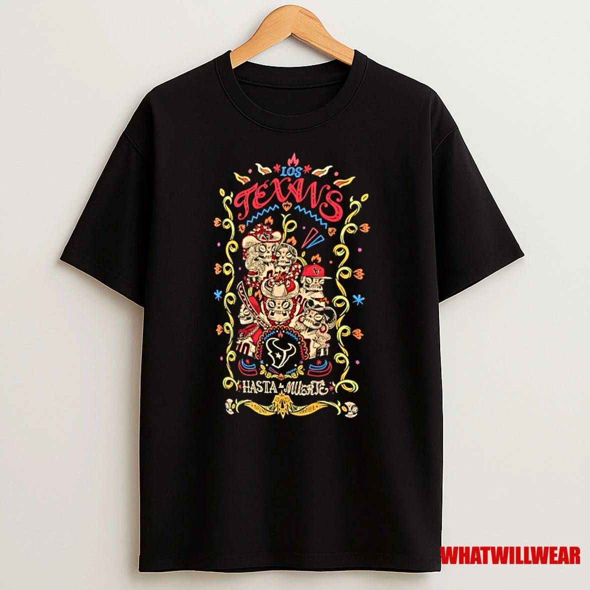Los Houston Texans Nfl Hasta La Muerte 2025 Shirts