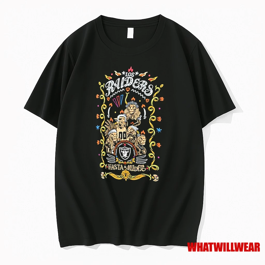 Los Las Vegas Raiders Nfl Hasta La Muerte 2025 Shirts