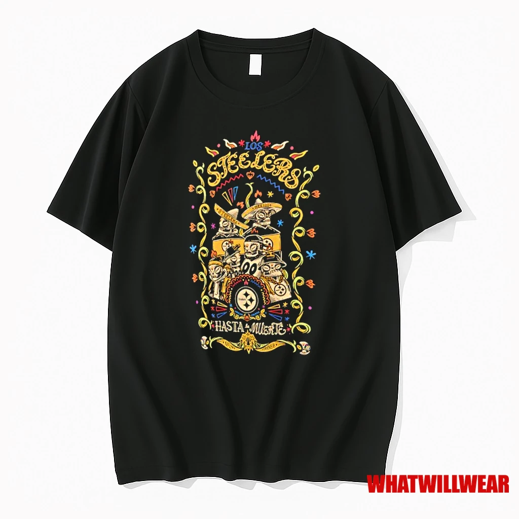 Los Pittsburgh Steelers Nfl Hasta La Muerte 2025 Shirts