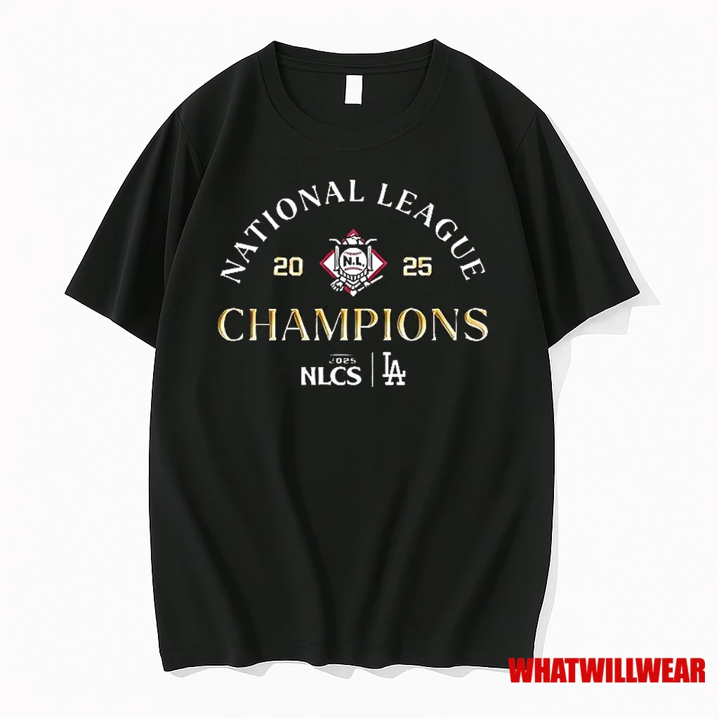 Los Angeles Dodgers Nl Champions 2025 Team Shirts