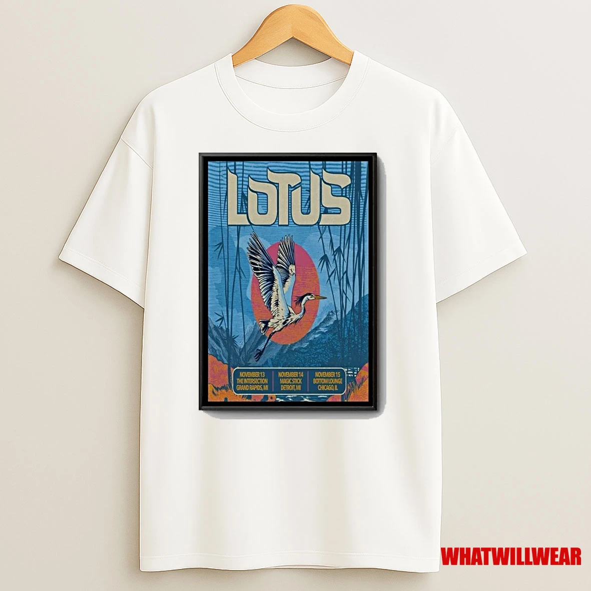 Lotus Nov 15 2025 Chicago Il Shirts