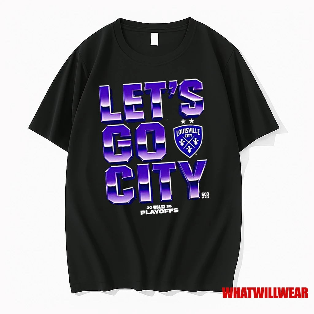 Loucity Lets Go City Playoff Logo Shirts