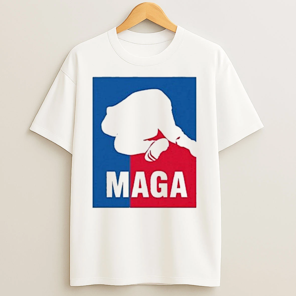Loudmouth Face Plant Maga Logo T Shirts