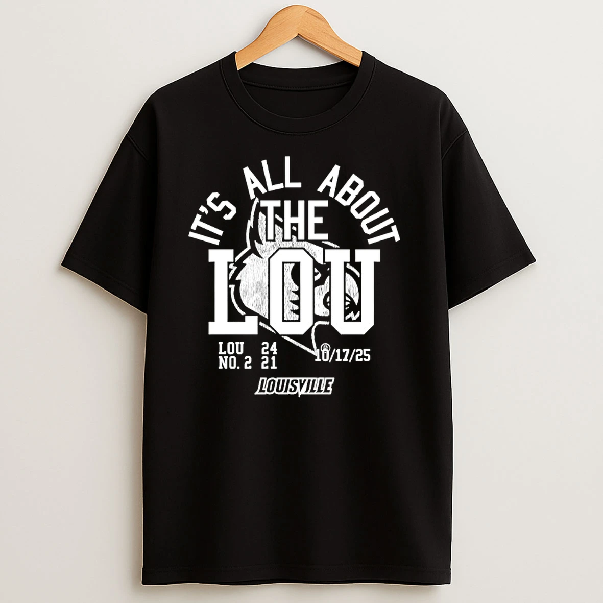 Louisville Cardinals Football Its All About The Lou 2025 T Shirts