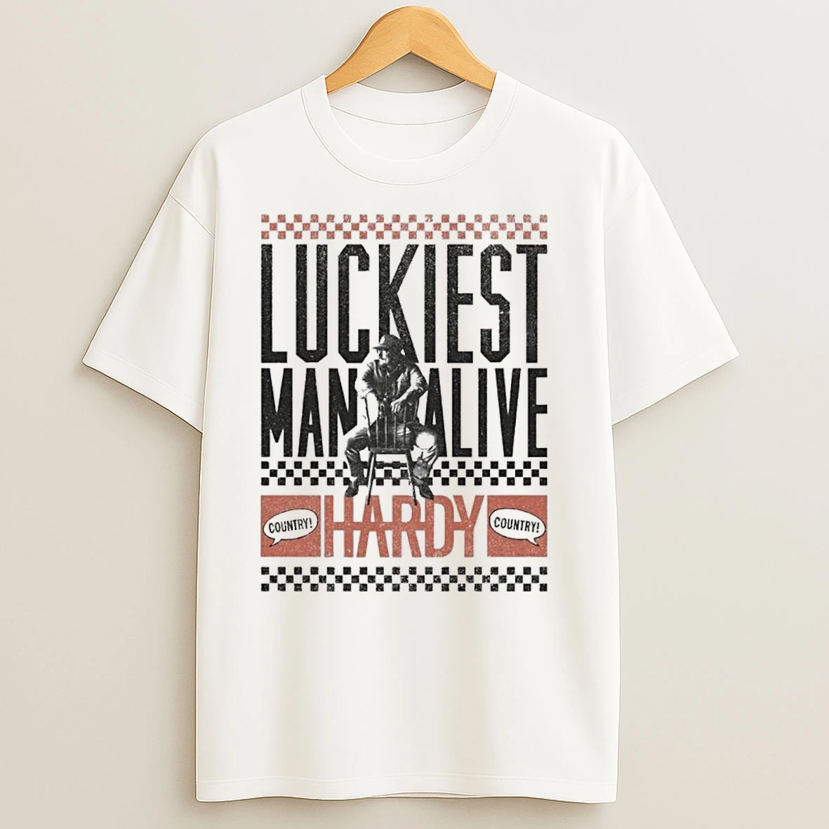 Luckiest Man Alive T Shirts