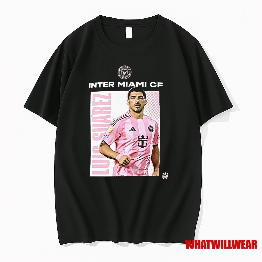 Luis Suarez Illustrated Player Inter Miami Cf Shirts