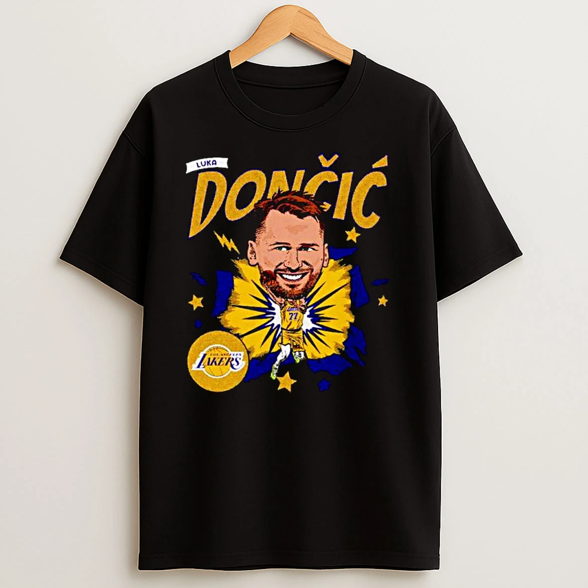 Luka Doncic Nba Los Angeles Lakers Caricature Ornaments T Shirts