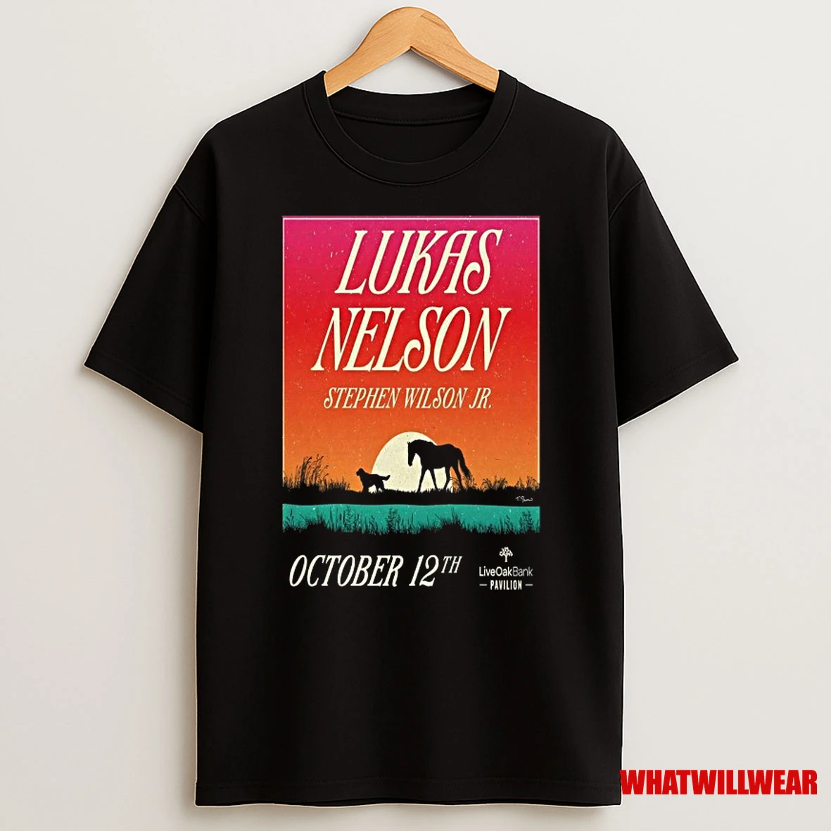 Lukas Nelson Wilmington Nc October 12 2025 Tour Shirts