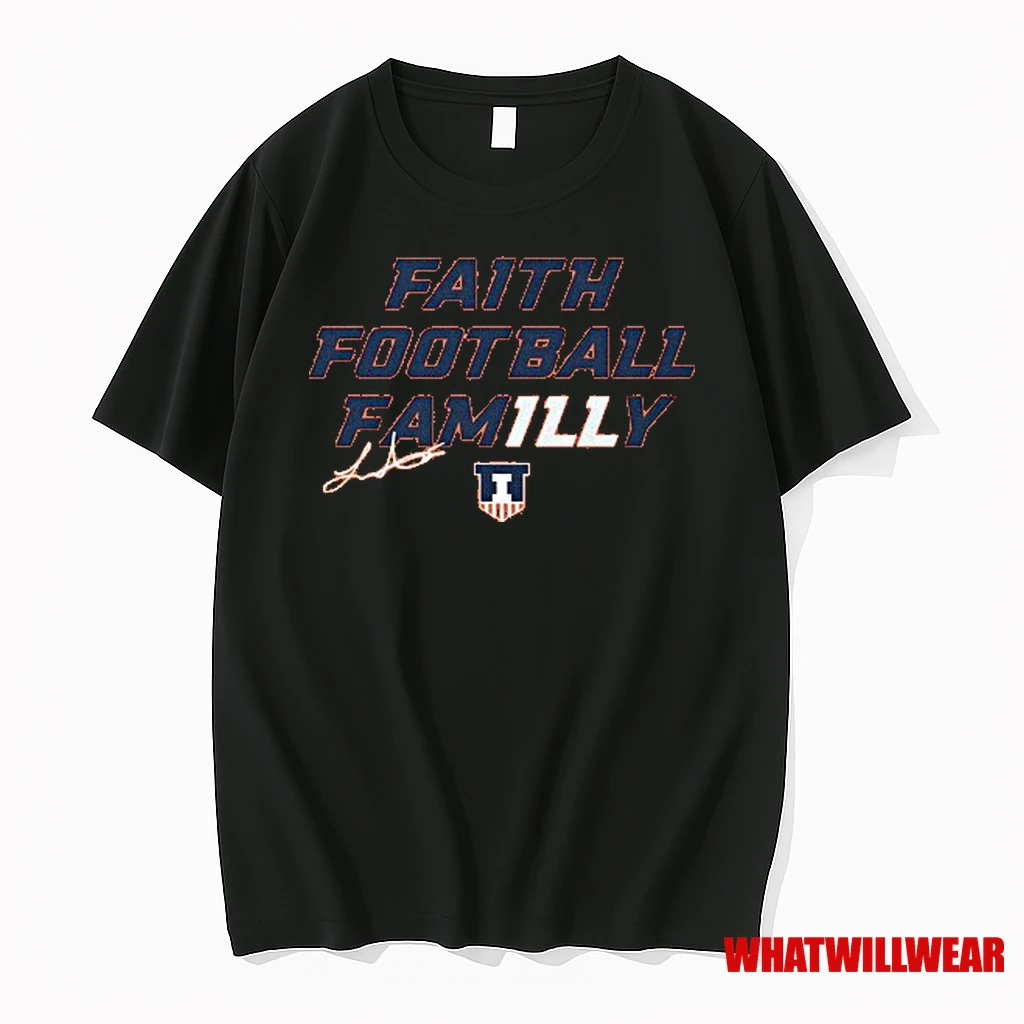 Luke Altmyer Faith Football Family Illinois Fighting Illini Shirts