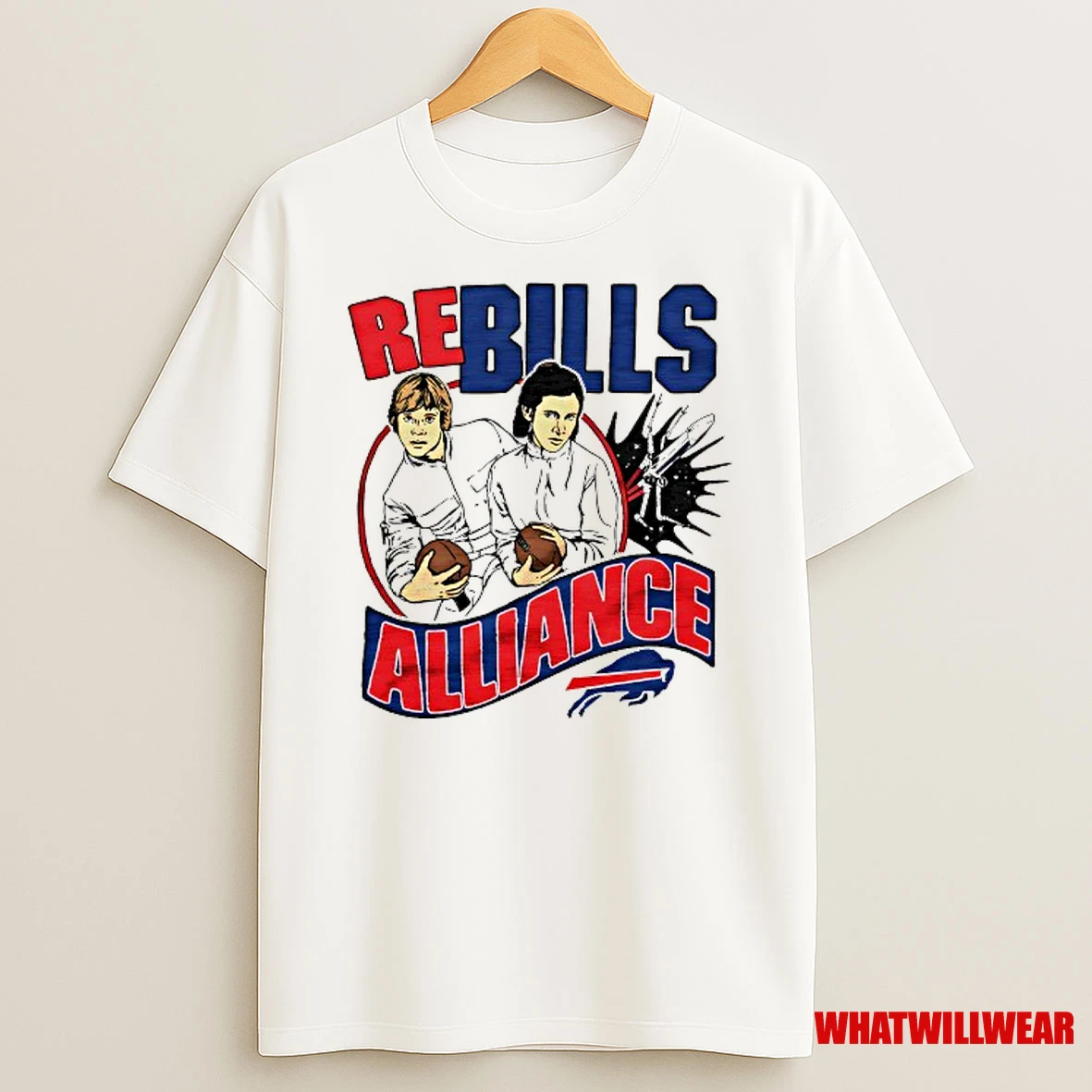 Luke Skywalke X Buffalo Bill Football Alliance Rebills Shirts