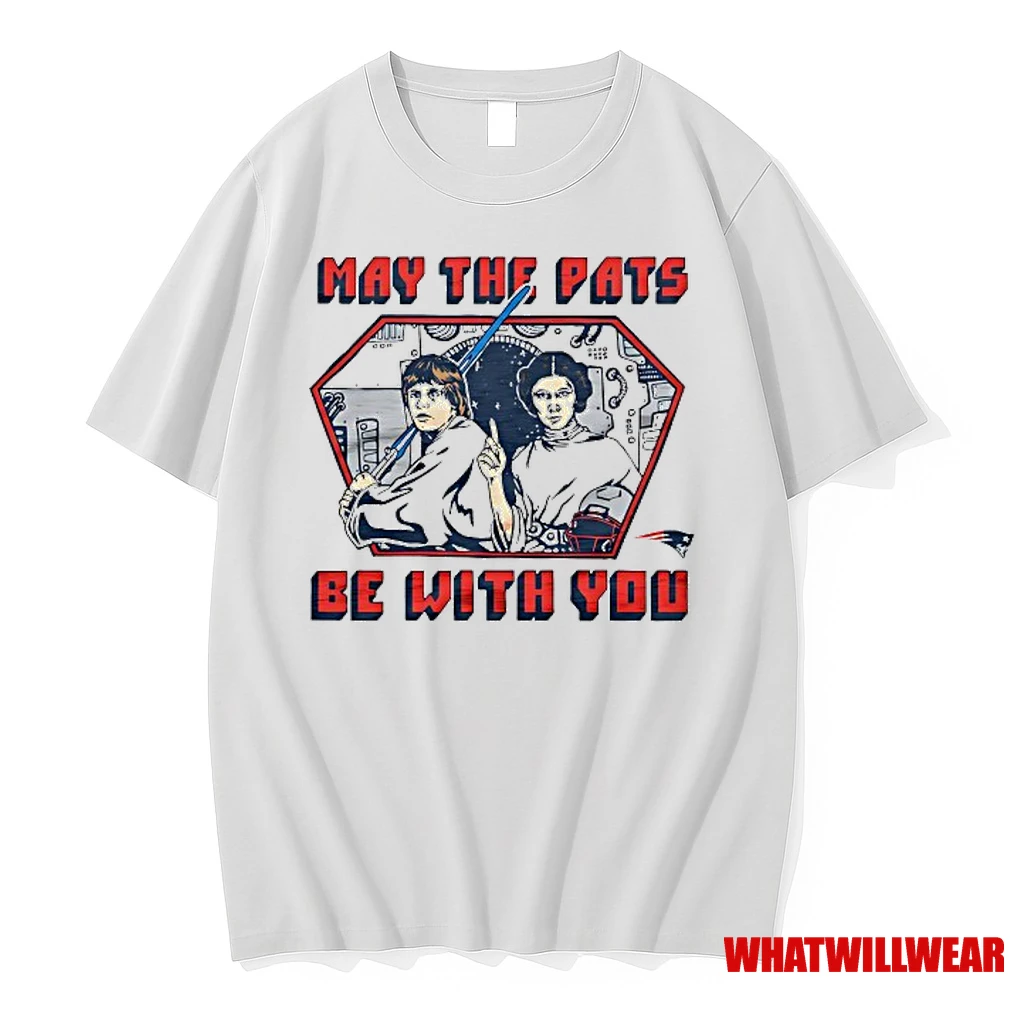 Luke Skywalker X New England Patriots May The Pat Be With You Shirts
