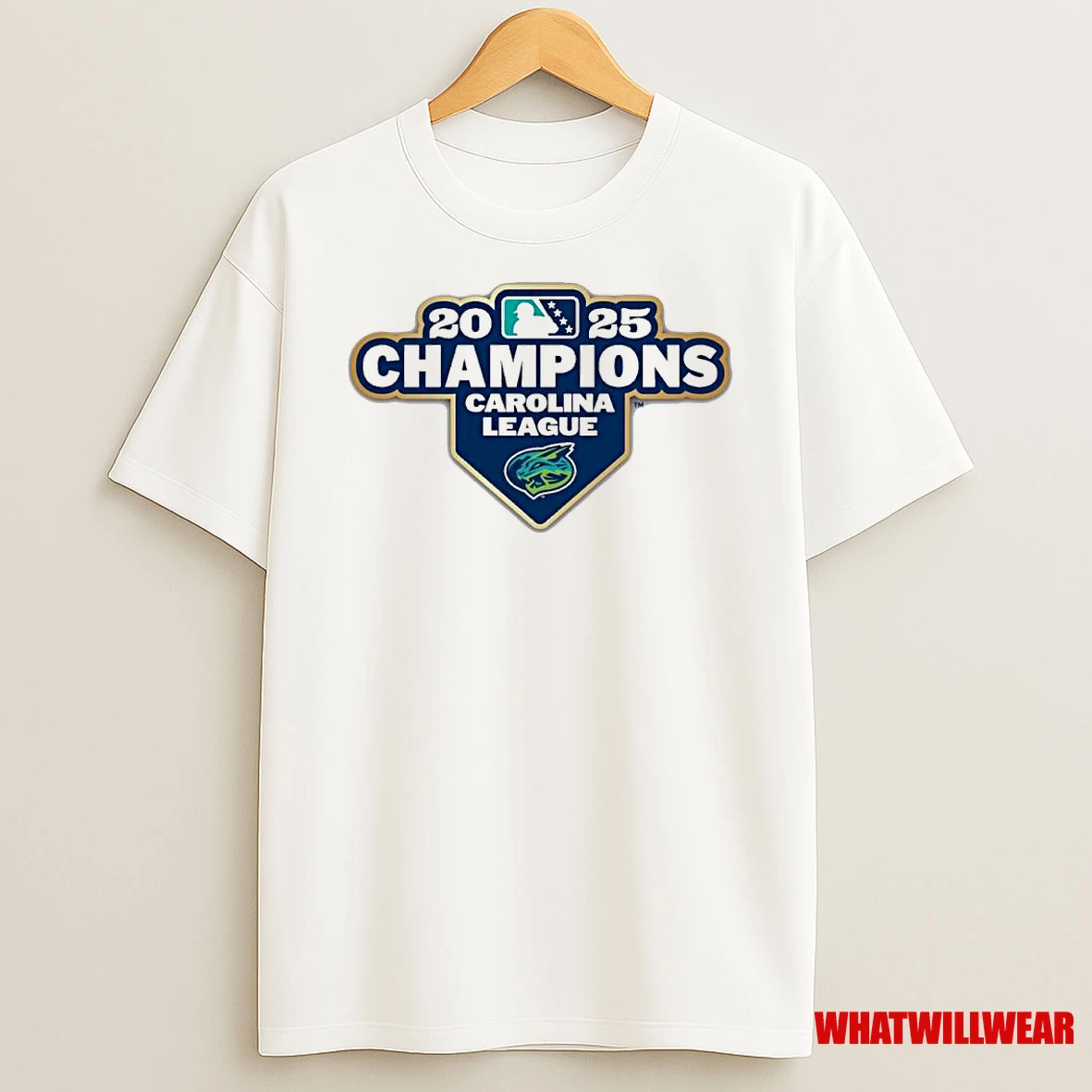 Lynchburg Hillcats 2025 Carolina League Champions Logo Shirts