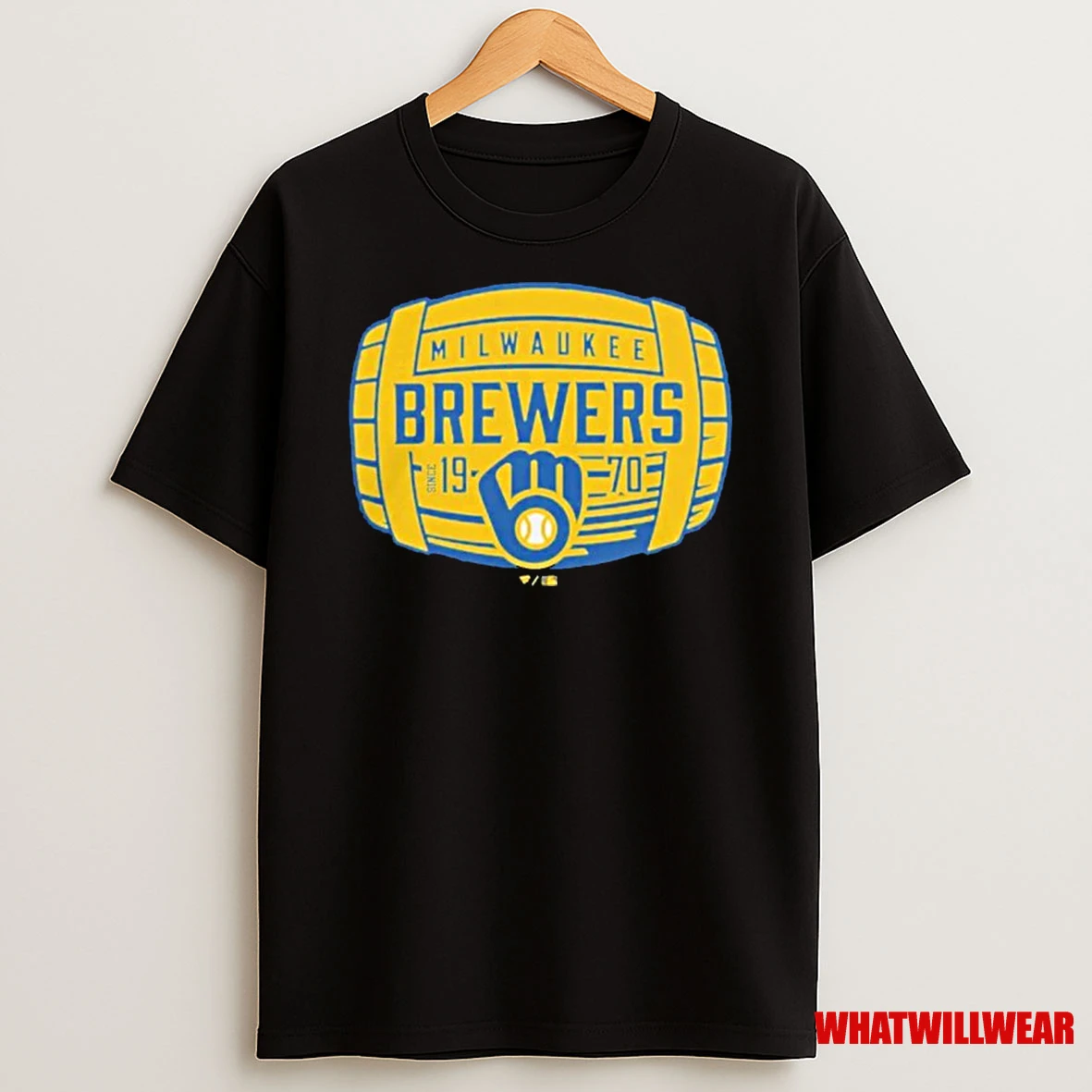 Mlb Milwaukee Brewers 1970 Barrel Shirts