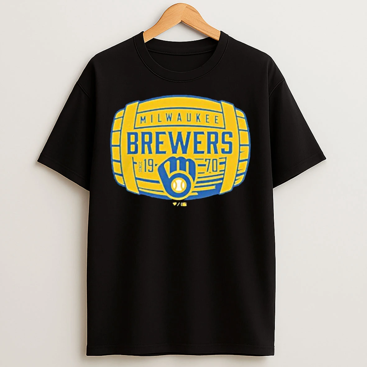 Mlb Milwaukee Brewers 1970 Barrel T Shirts