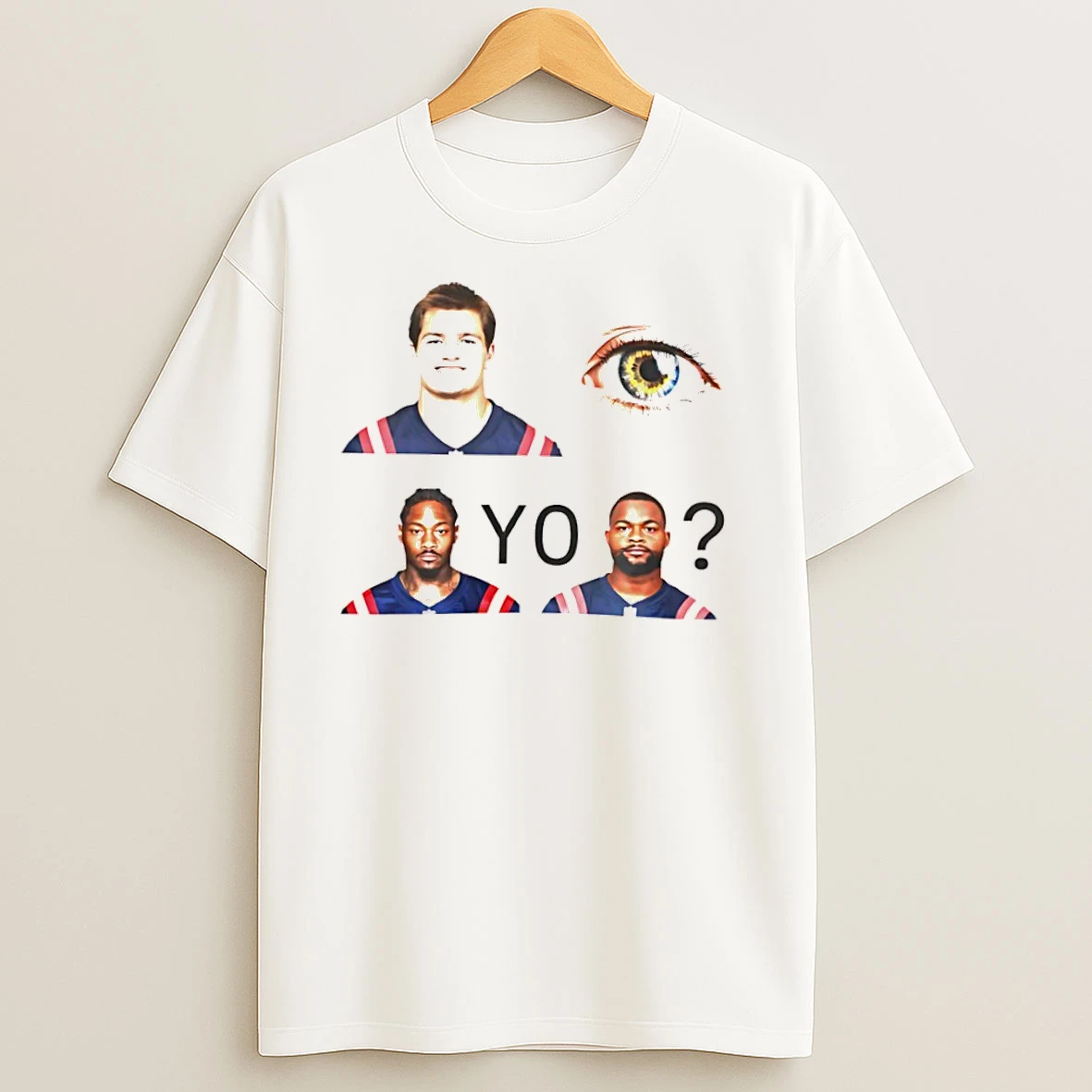Mac Jones X Stefon Diggs X Kayshon Boutte New England Patriots Yo Graphic T Shirts