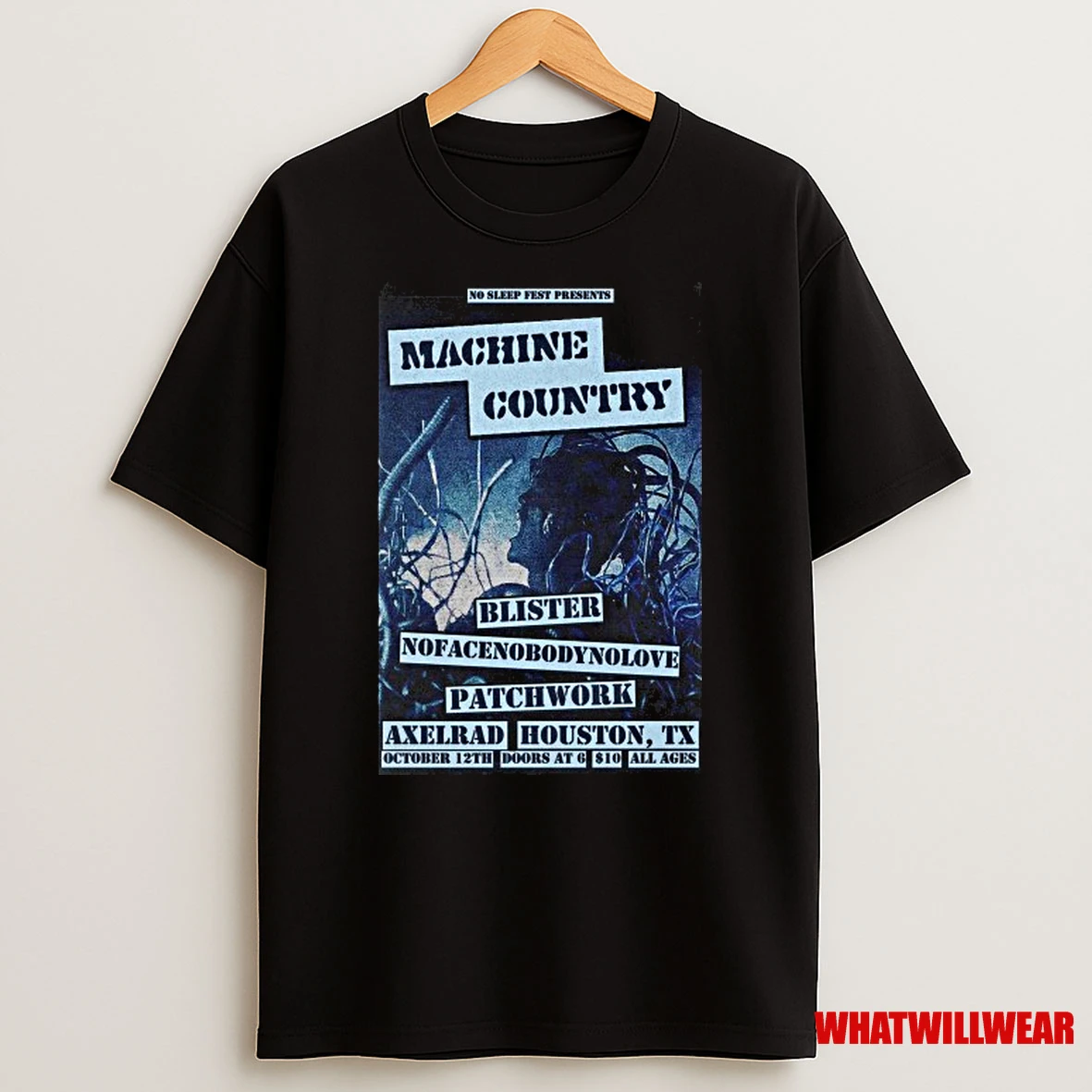 Machine Country October 12 2025 Houston Texas Shirts