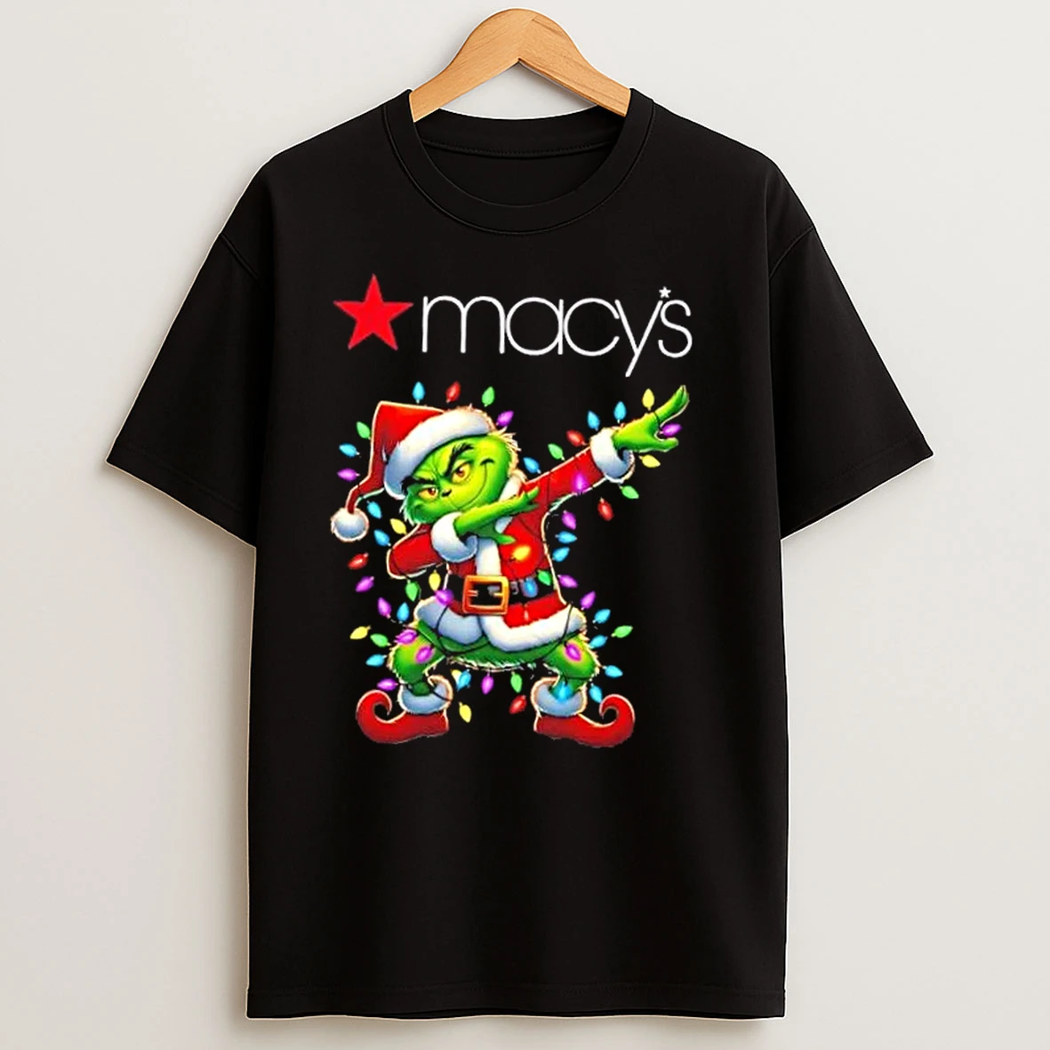 Macys Grinch Dabbing Merry Christmas T Shirts